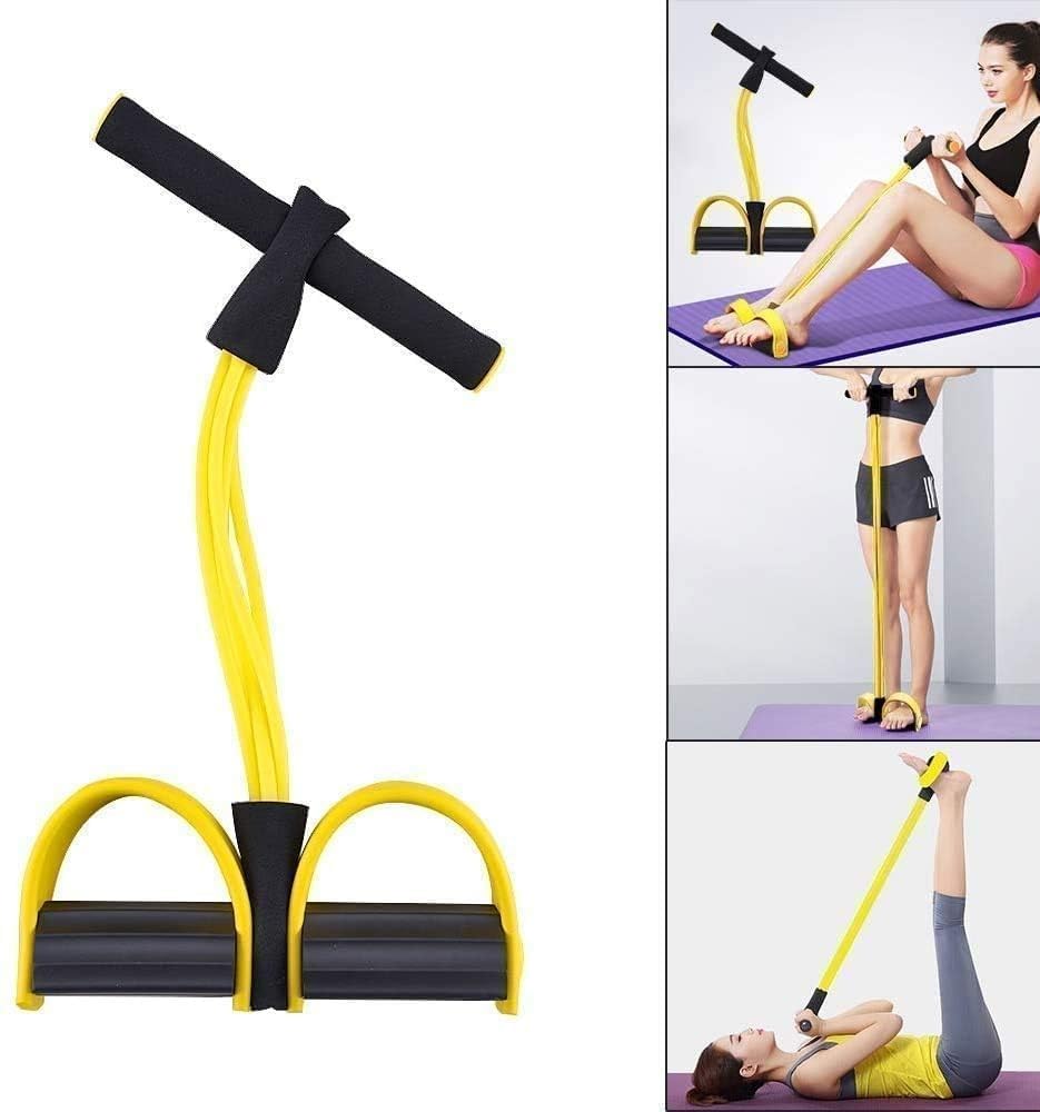 MhIL Yoga Pedal Puller Resistance Band – 4 Pull Fitness Exercise Band - Image 3