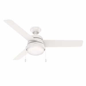 Hunter 52" Aker Indoor Rated Ceiling Fan with LED Light Kit and Pull Chain